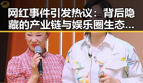 网红事件引发热议：背后隐藏的产业链与娱乐圈生态变迁
