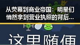 从荧幕到商业帝国:明星们悄然拿到营业执照的背后变化